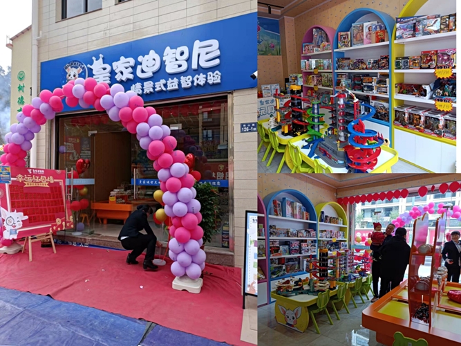 皇家迪智尼儿童玩具加盟店元旦佳节盛大开业“派对”门店回顾