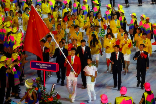 里约奥运会开幕，皇家迪智尼祝中国队勇夺金牌