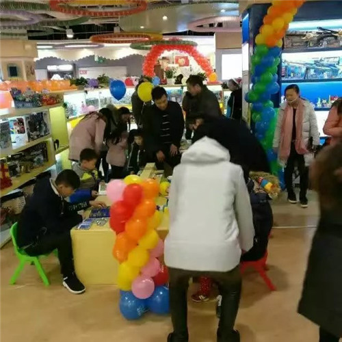 玩具店开业-人流量